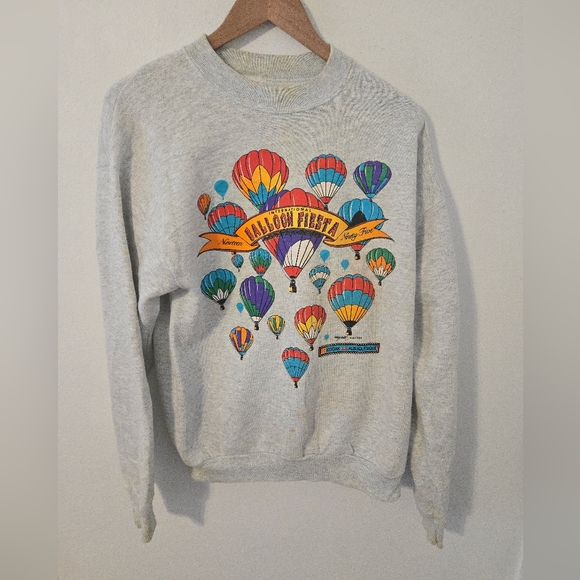 Fruit of the Loom Other - Vintage International Hot Air Balloon Fiesta Sweatshirt 95 Mens Large USA Kodak